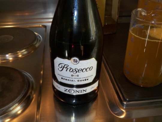 Mit Prosecco ablöschen