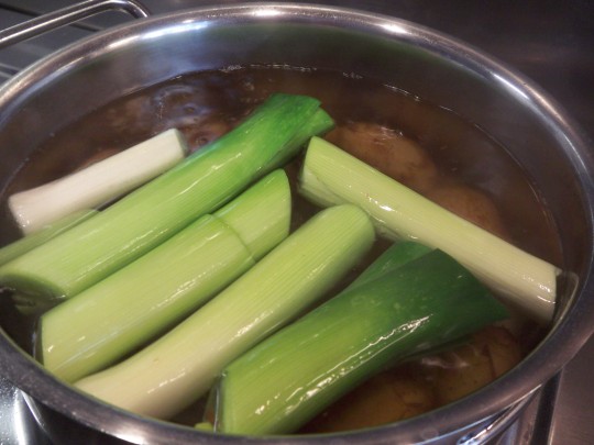 Lauch kochen