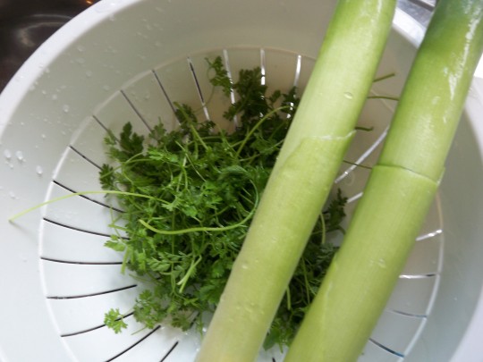 LauchKerbel waschen