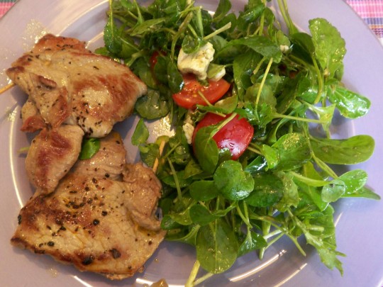 SaltimboccaAnSalat