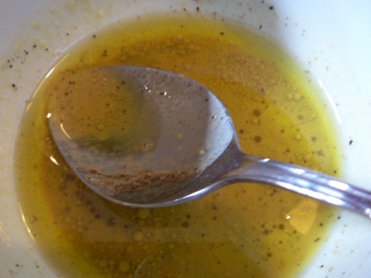 Vinaigrette ruehren