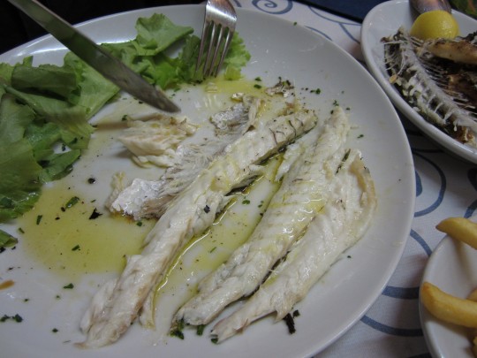 Die Dorade war so gut wie dieser Branzino im Italienischen.