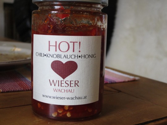 We like: Chili-Knoblauch-Honig von Wieser aus der Wachau