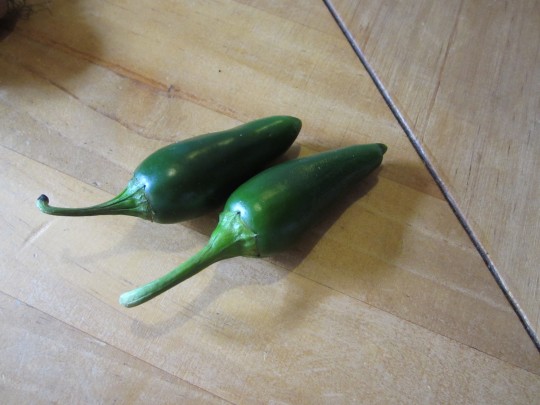 Jalapenos! Schön scharf!