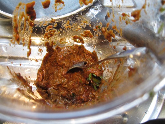 Masala-Paste ist fertig