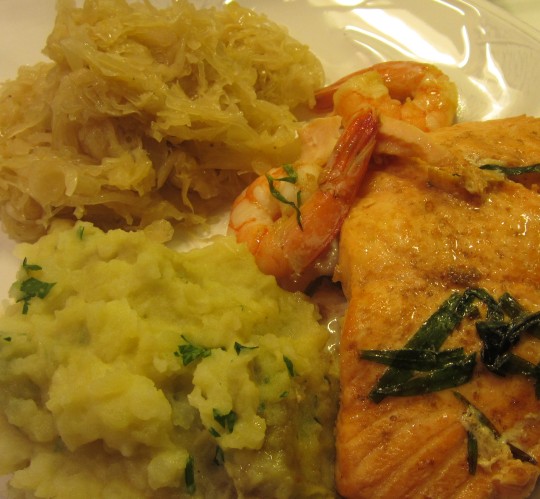 Fisch und Kraut schmeckt gut zusammen!